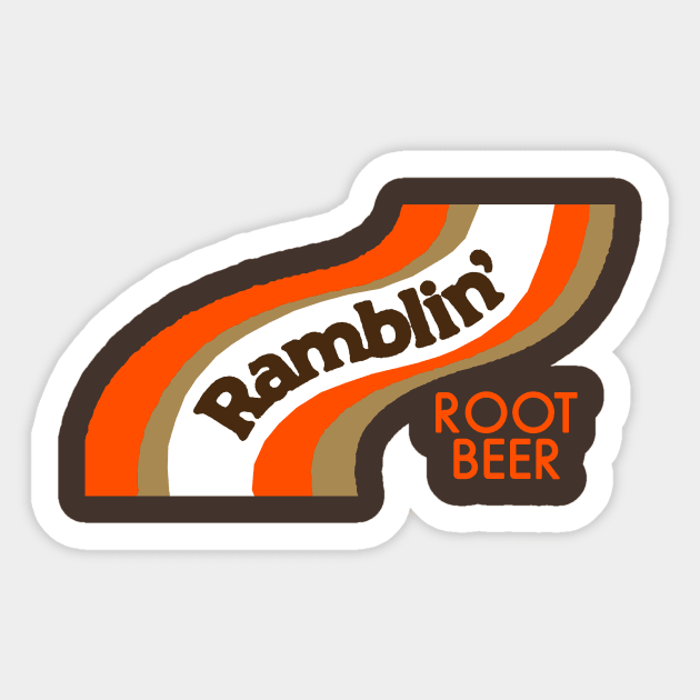 Ramblin' Root Beer Sticker by thighmaster